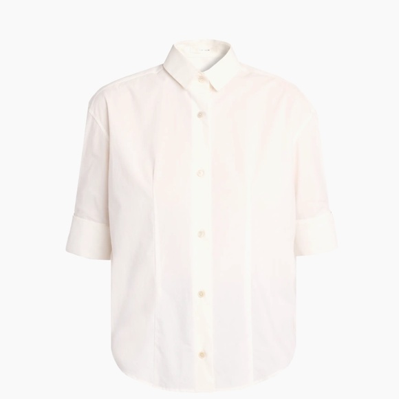The Row Carpazzi Cotton Collared Button-Down Shirt – White – Size 4 – Worn Once - Picture 10 of 15